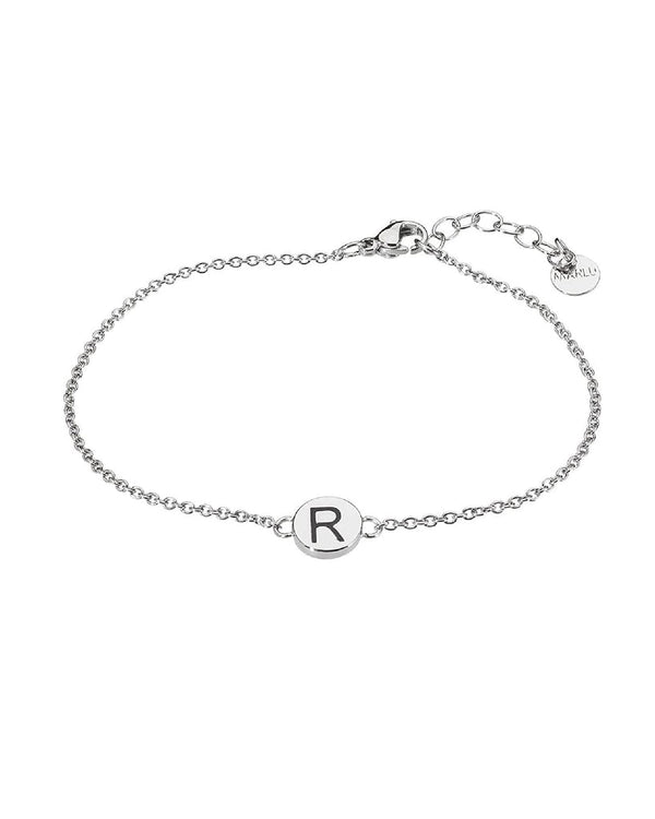 18br047r Bracciale con lettera "R"