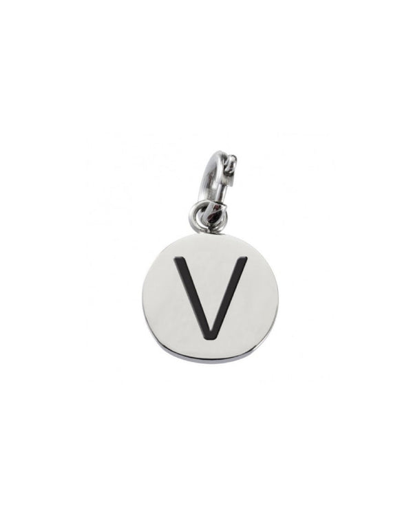 18ch011v Charm con lettera "V"