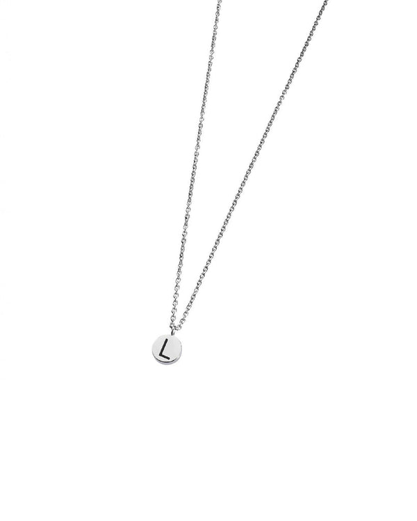 18cn028l Collana con lettera "L"
