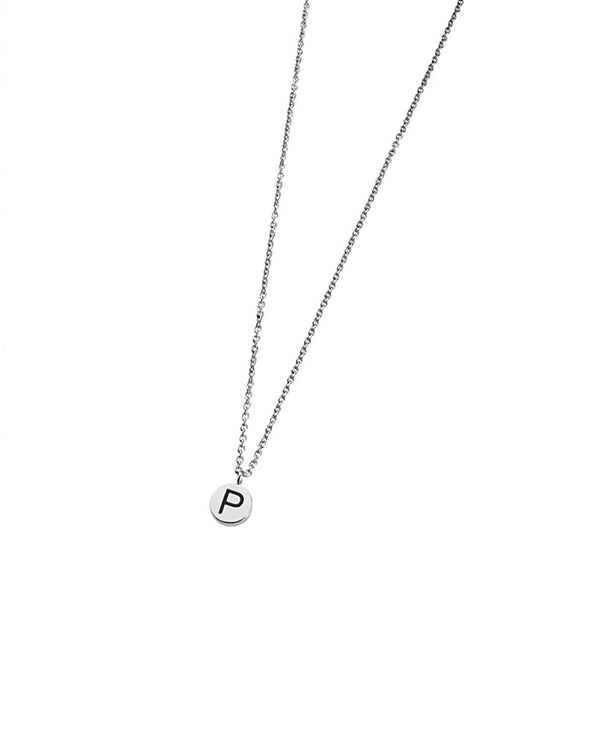 18cn028p Collana con lettera "P"