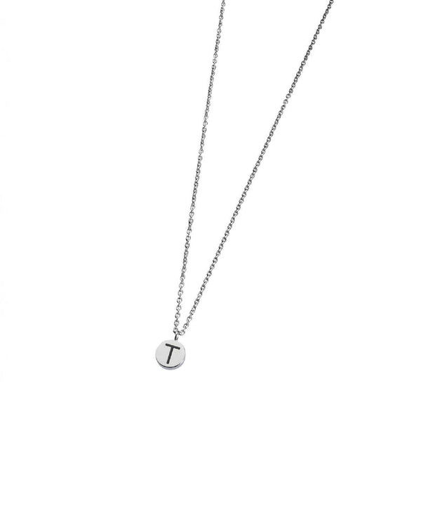 18cn028t Collana con lettera "T"