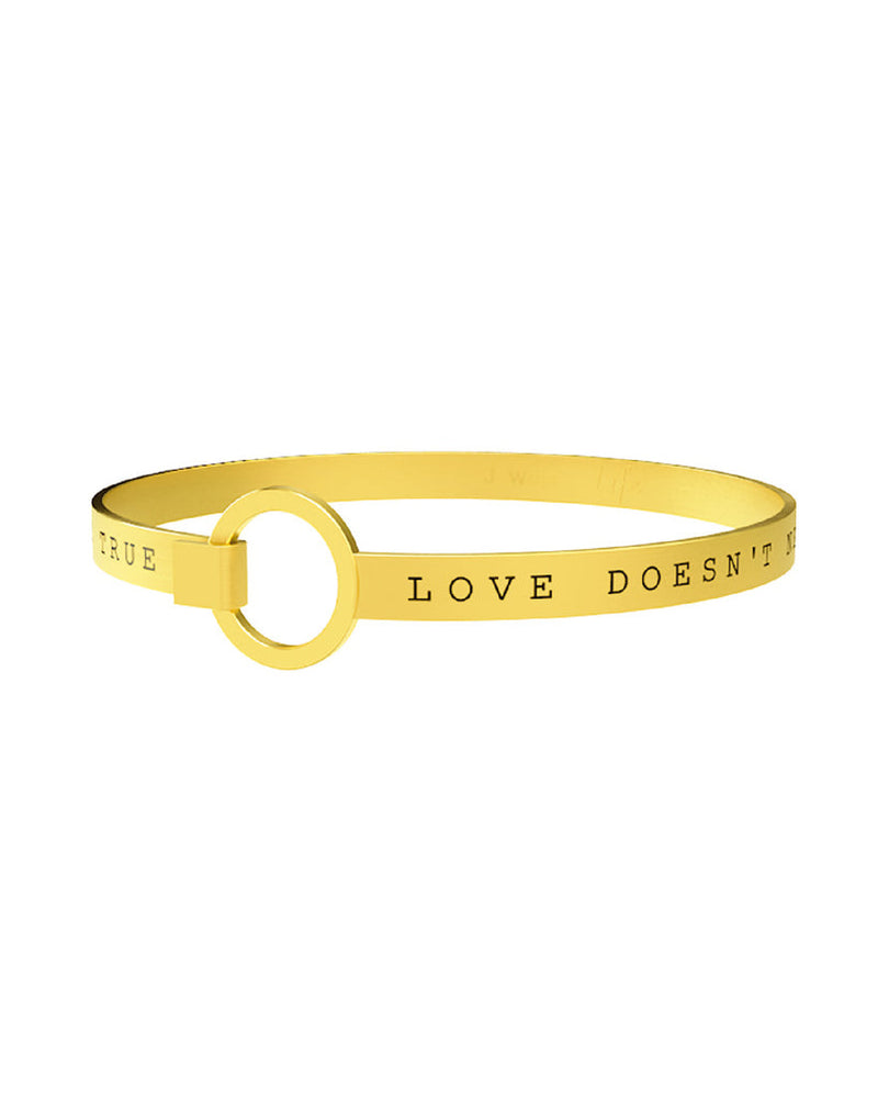 231681 Bracciale Love "LOVE DOESN'T NEED TO BE...LOVE DOESN'T NEED TO BE PERFECT"