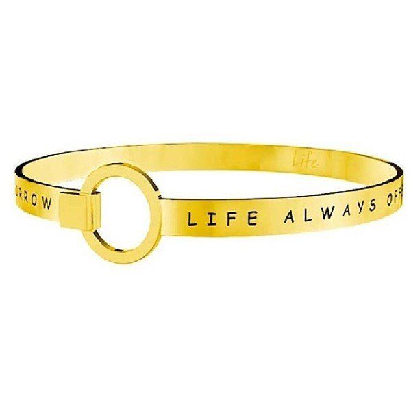 231697 Bracciale Philosophy "Life always offers you a second chance. It's called tomorrow"