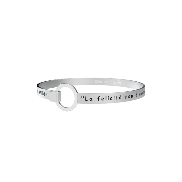 231700 Bracciale Philosophy "La felicità non è avere quello che si desidera ma desiderare quello che si ha."