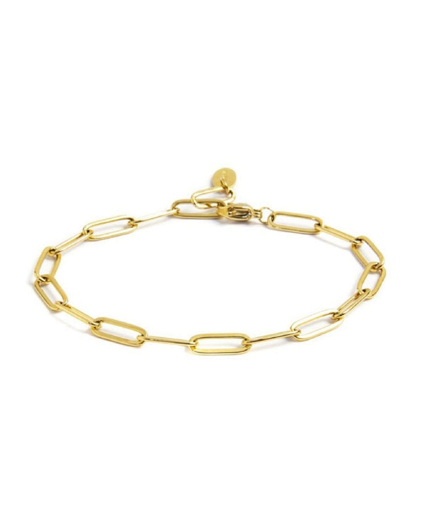 2br0067g Bracciale con catena a maglia larga