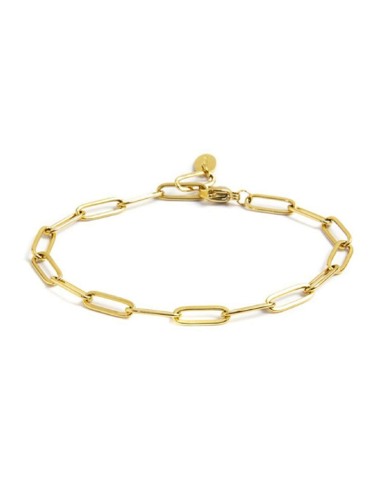 2br0067g Bracciale con catena a maglia larga