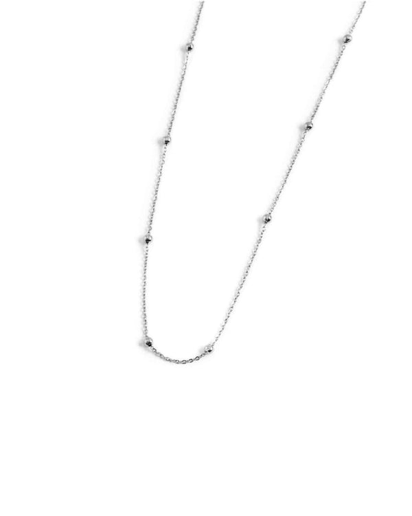 2ca0013 Collana con sfere alternate