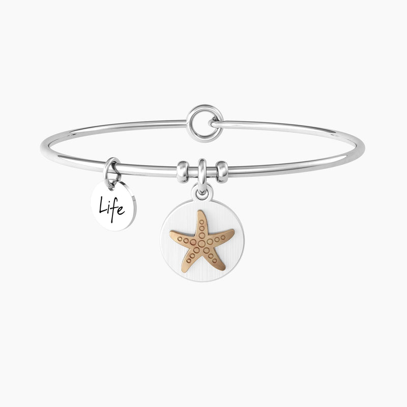 Bracciale rigido con stella marina "STELLA MARINA | FORTUNA" - Gioielleria Fondente
