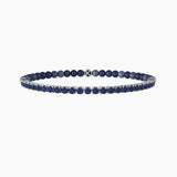 Bracciale elastico con sodalite blu "BE DIFFERENT" - Gioielleria Fondente