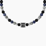 Bracciale con pietre multicolor e frase "carpe diem" - Gioielleria Fondente