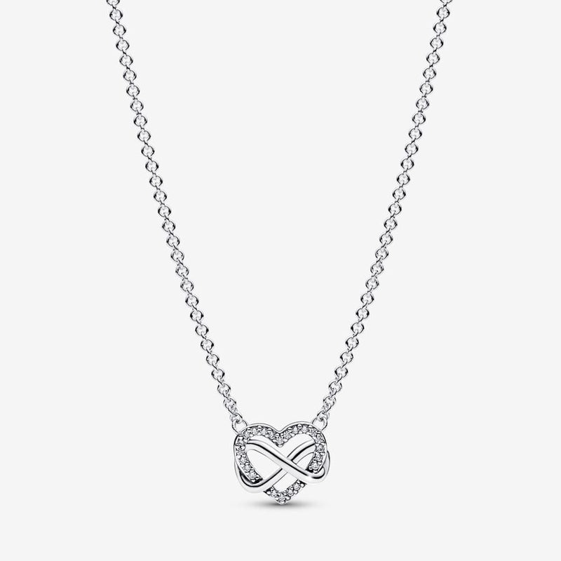 Collana Cuore Infinito Pietre Luminose - Gioielleria Fondente