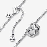 Collana Cuore Infinito Pietre Luminose - Gioielleria Fondente
