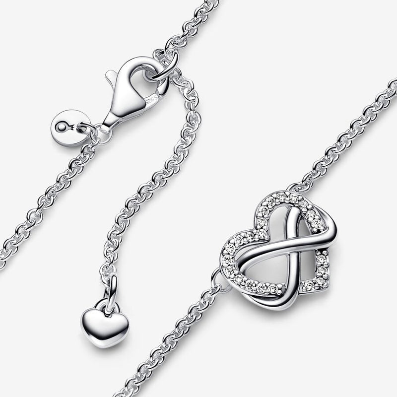 Collana Cuore Infinito Pietre Luminose - Gioielleria Fondente