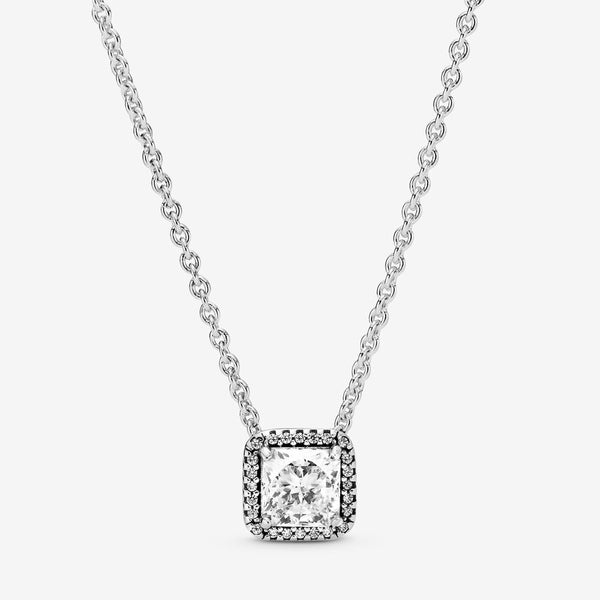 396241cz Collana con Punto Luce quadrato