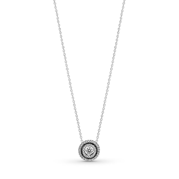 399414c01 Collier con doppio punto luce scintillante