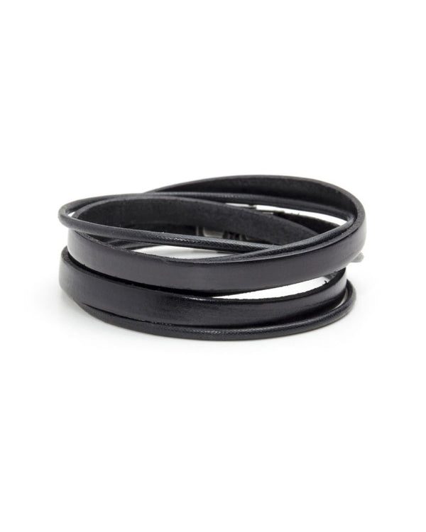 4br1806n BRACCIALE 3 GIRI CUOIO