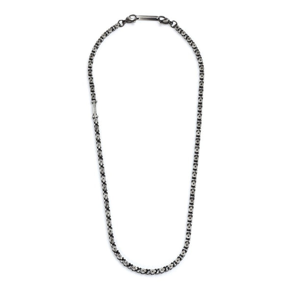 4ca0192br Collana con catena fishbone