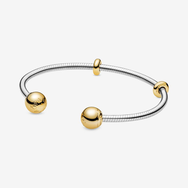 568733c00 Bracciale Rigido Aperto Maglia Snake Pandora Moments