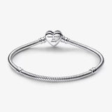 Bracciale con Chiusura Cuore Infinito Pietre Luminose - Gioielleria Fondente
