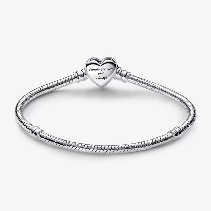 Bracciale con Chiusura Cuore Infinito Pietre Luminose - Gioielleria Fondente