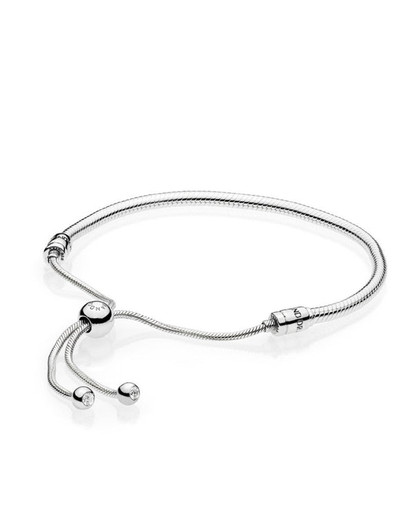 597125cz Bracciale Moments con maglia snake e chiusura regolabile