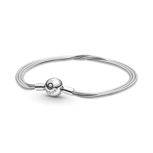599338c00 Bracciale a maglia multi filo Pandora Moments