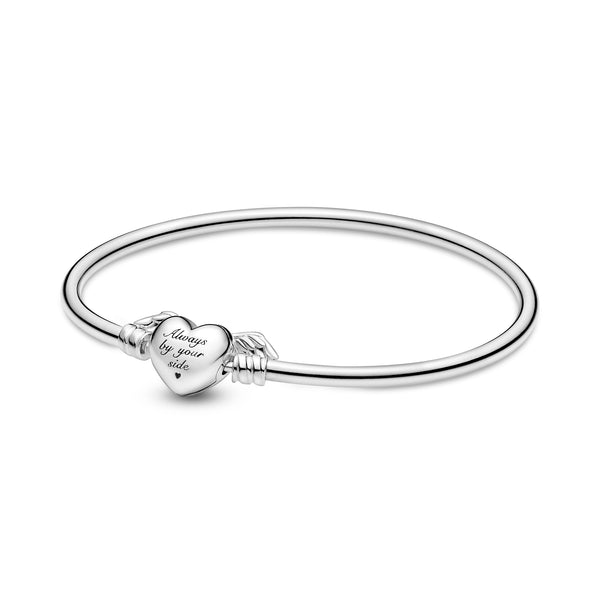599379c00 Bracciale rigido Pandora Moments Cuore alato