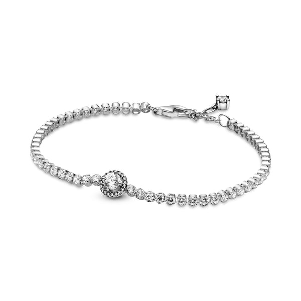 599416c01 Bracciale tennis scintillante con punto luce