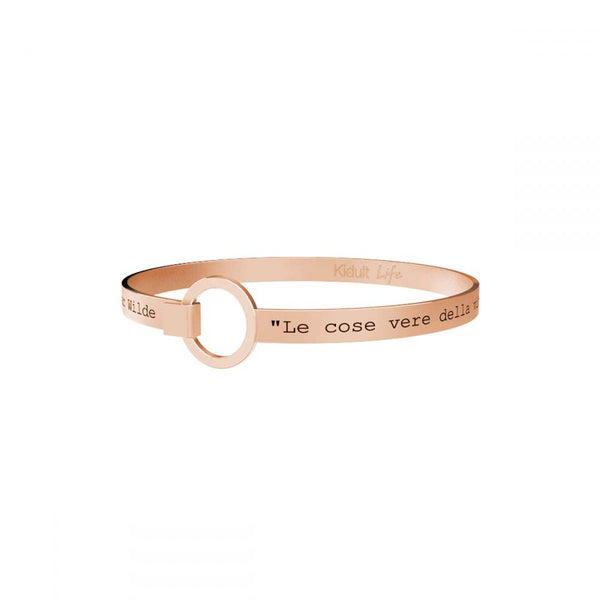 731041 Bracciale Philosophy "Le cose vere della vita non si studiano né si imparano ma si incontrano"
