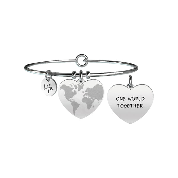 731089 Bracciale Love "One world together"