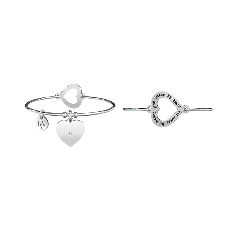 731100 Bracciale Love "Not sister by blood but sister by heart"