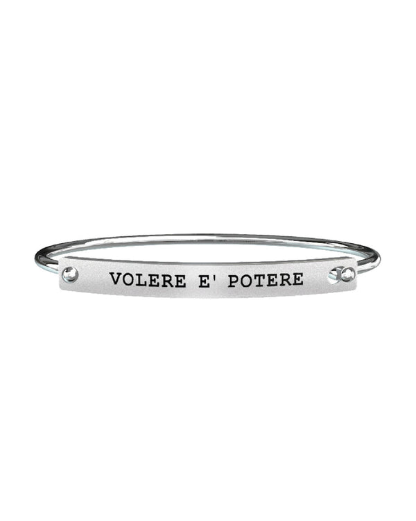 731175 Bracciale "Volere è potere"