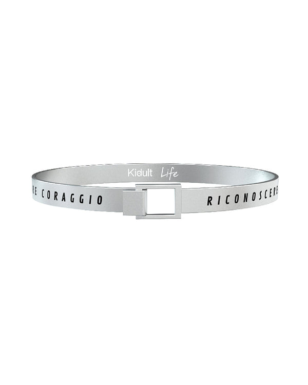 731198 Bracciale Philosophy "RICONOSCERE DI AVERE PAURA È IL PRIMO PASSO PER TROVARE CORAGGIO"