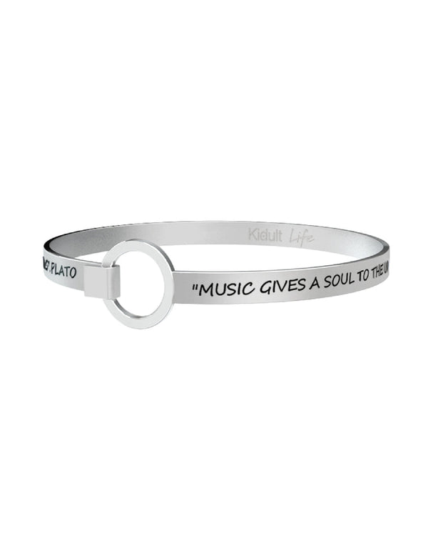 731250 Bracciale Free Time "MUSIC GIVES A SOUL TO THE UNIVERSE WINGS TO THE MIND FLIGHT TO THE IMAGINATION AND LIFE TO EVERYTHING"