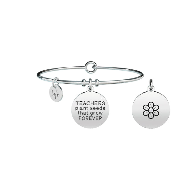 731299 Bracciale Love "Teachers plant seeds that grow forever"