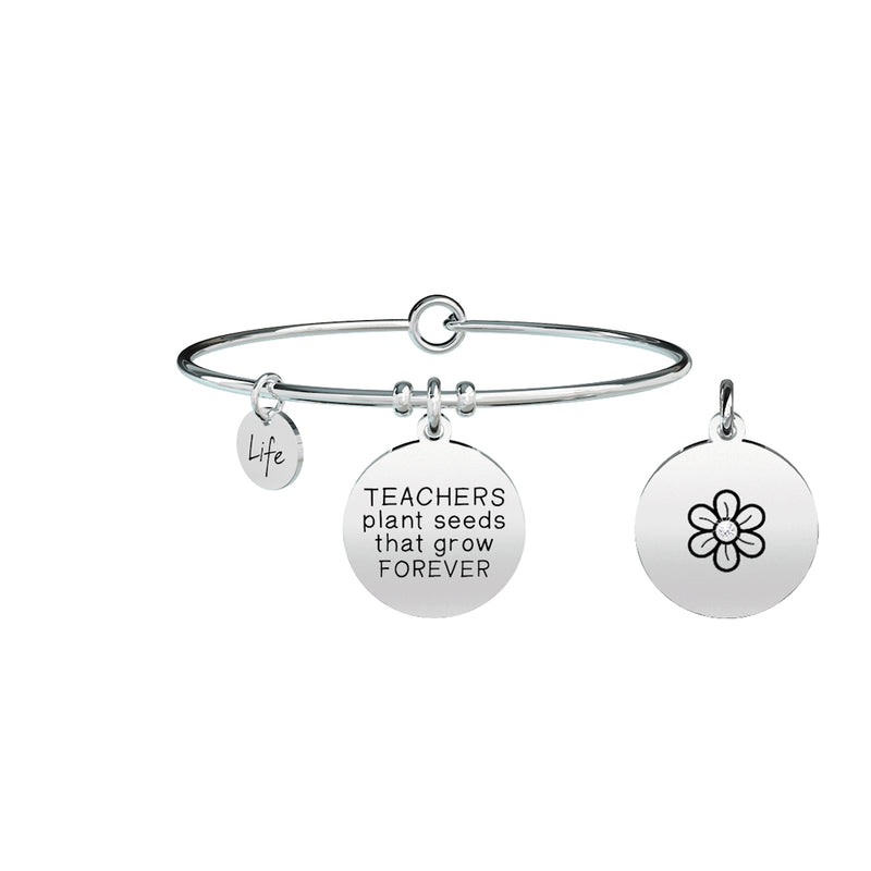 731299 Bracciale Love "Teachers plant seeds that grow forever"