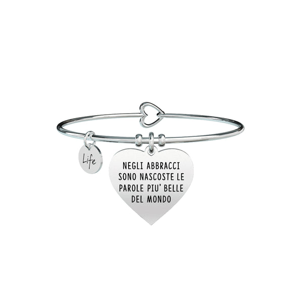 731317 Bracciale Love "Negli abbracci sono nascoste le parole più belle del mondo"