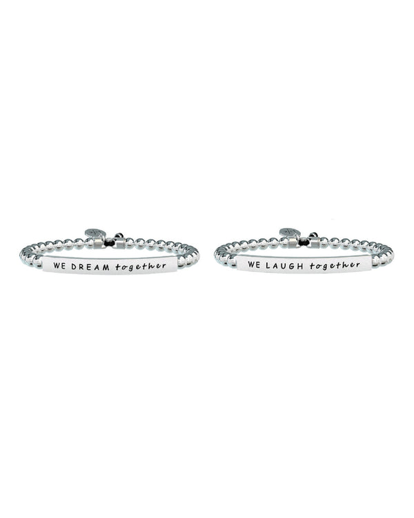 731324 Bracciale Love doppio "WE DREAM together- WE LAUGH together"