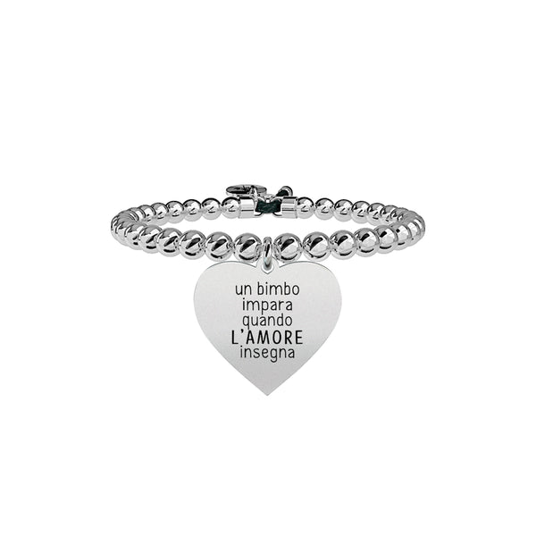 731326 Bracciale Love "Un bimbo impara quando l'amore insegna"