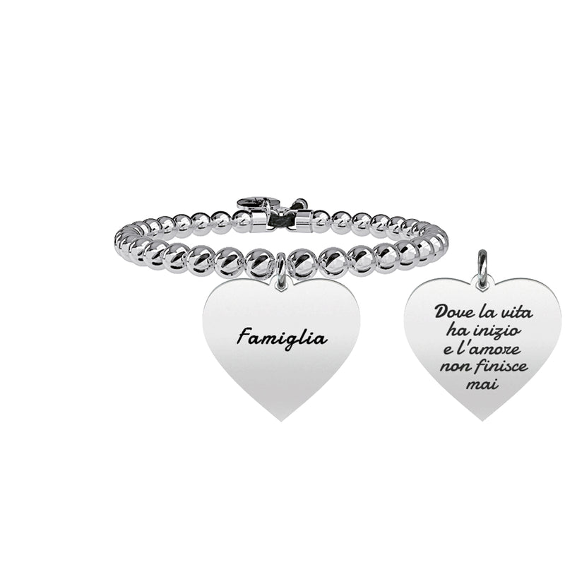 731327 Bracciale Family "Dove la vita ha inizio e l'amore non finsice mai"