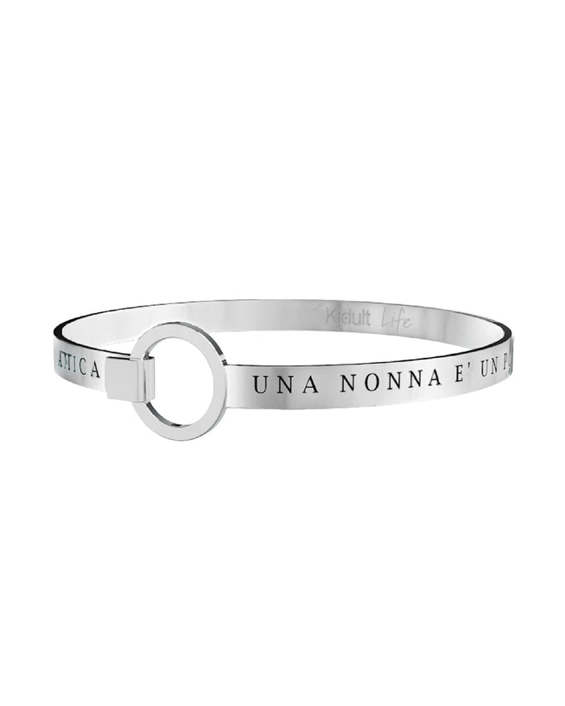 731350 Bracciale family "UNA NONNA È UN PO' MAMMA UN PO' INSEGNANTE UN PO' LA TUA MIGLIORE AMICA"