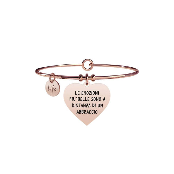 731355 Bracciale Love"Le emozioni più belle sono a distanza di un abbraccio"
