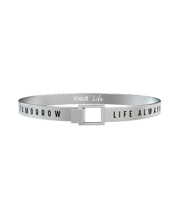 731391 Bracciale Philosophy "LIFE ALWAYS OFFERS YOU A SECOND CHANCE. IT'S CALLED TOMORROW"