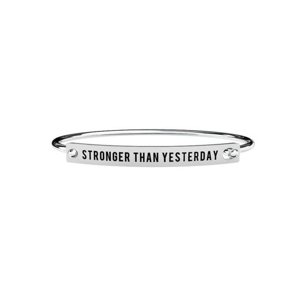 731398 Bracciale "Stronger than yesterday"