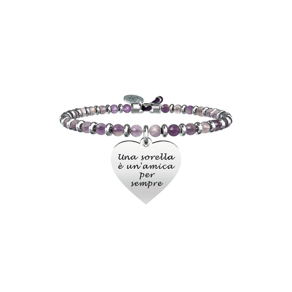731436 Bracciale Family "Una sorella è un'amica per sempre"