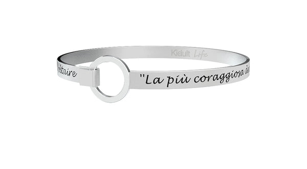 731502 Bracciale Philosophy "La più coraggiosa decisione che prendi ogni giorno è di essere di buon umore"