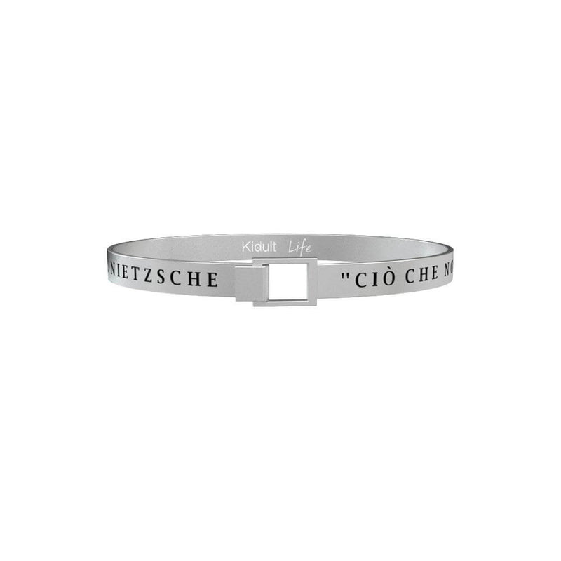 731510 Bracciale "Ciò che non mi distrugge mi rende più forte" F. Nietzsche