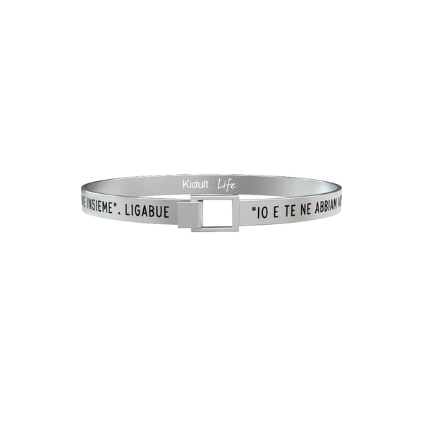 731558 Bracciale Ligabue "Io E Te Ne Abbiam Vista Qualcuna- Vissuta Qualcuna Ed Abbiamo Capito Per Bene Il Termine Insieme"