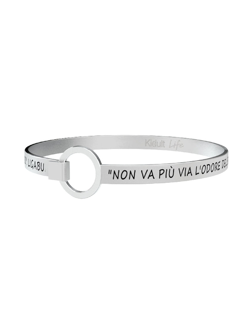 731562 Bracciale Ligabue "NON VA PIÙ VIA L'ODORE DEL SESSO CHE HAI ADDOSSO SI ATTACCA QUI ALL'AMORE CHE POSSO CHE IO POSSO"