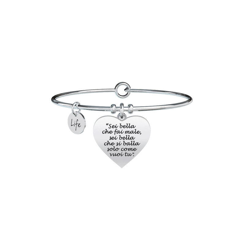 731568 Bracciale Ligabue "Sei Bella Che Fai Male  Sei Bella Che Si Balla Solo Come Vuoi Tu"